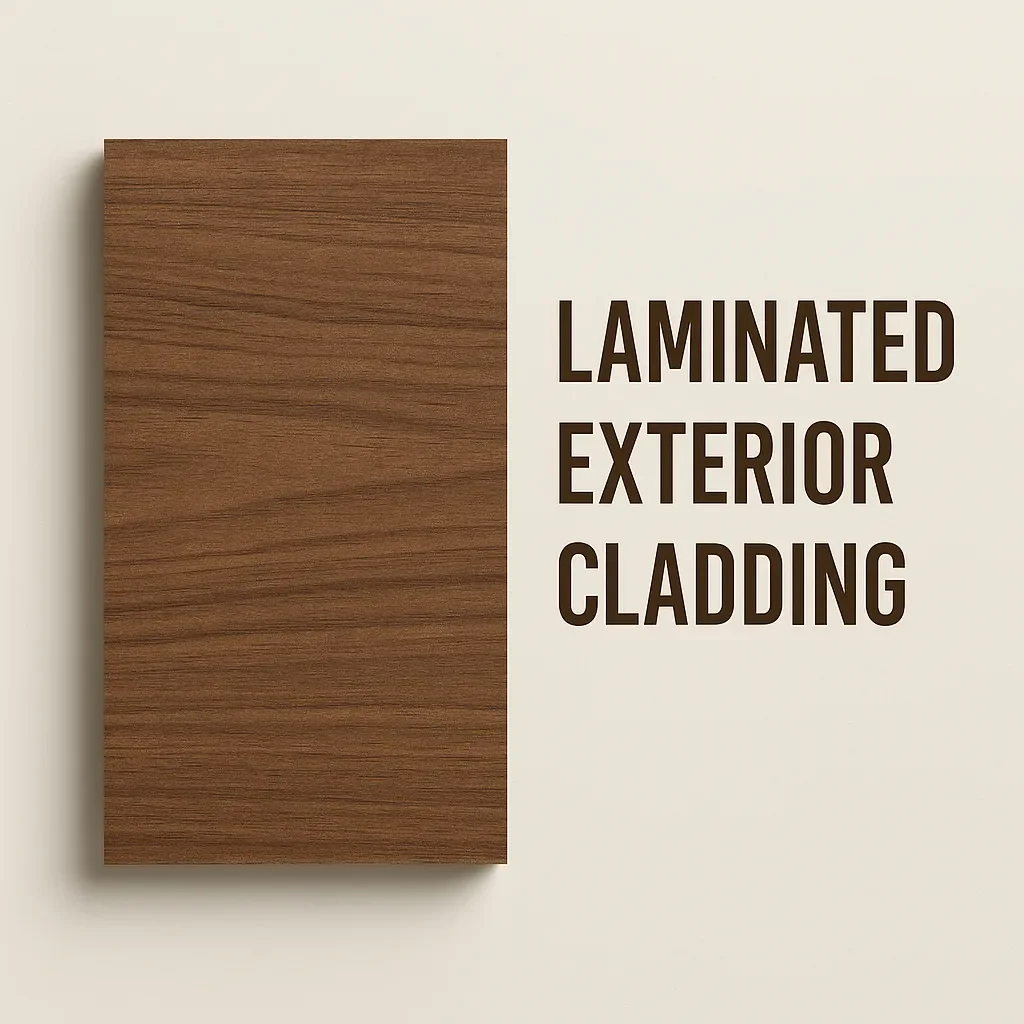 laminated exterior cladding